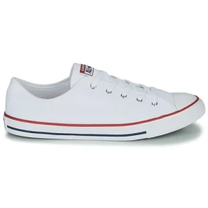 marques de renommée Converse CHUCK TAYLOR ALL STAR DAINTY CANVAS OX Couleur Blanc 10