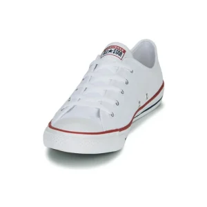 marques de renommée Converse CHUCK TAYLOR ALL STAR DAINTY CANVAS OX Couleur Blanc 12