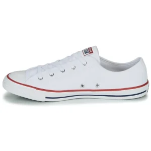 marques de renommée Converse CHUCK TAYLOR ALL STAR DAINTY CANVAS OX Couleur Blanc 14