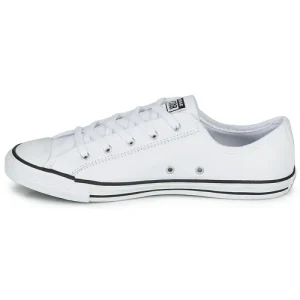 magasin Converse CHUCK TAYLOR ALL STAR DAINTY LEATHER OX Couleur Blanc 14