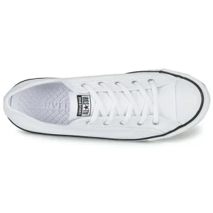 magasin Converse CHUCK TAYLOR ALL STAR DAINTY LEATHER OX Couleur Blanc 18