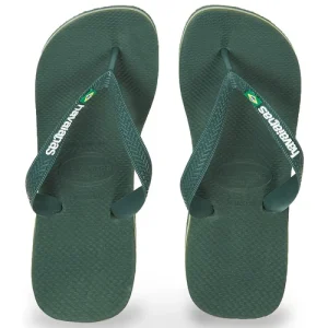 Havaianas BRASIL LOGO Couleur Olive vente en ligne 18