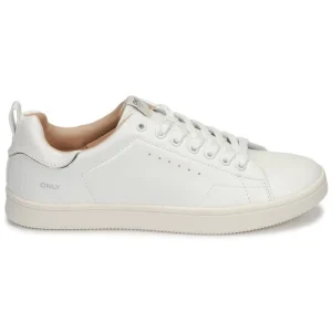 marque moins cher Only SHILO PU Couleur Blanc / Argenté 10