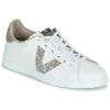 Paris Victoria TENIS PIEL GLITTER Couleur Blanc / Rose 20