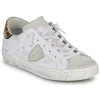 boutique en ligne Philippe Model PARIS X VEAU CROCO Couleur Blanc / Doré 22