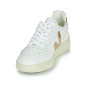Nouvelle tendance Veja V-10 Couleur Blanc / Doré 12