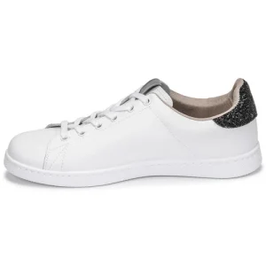 De Qualité Victoria TENIS PIEL GLITTER Couleur Blanc / Noir 14