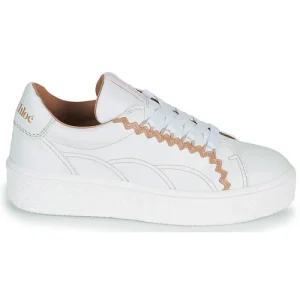 See By Chloé SEVY Couleur Blanc / Rose Nude marque pas cher 10