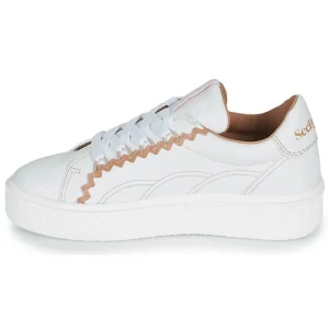See By Chloé SEVY Couleur Blanc / Rose Nude marque pas cher 14