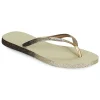 grand choix Havaianas SLIM SPARKLE II Couleur Beige 22