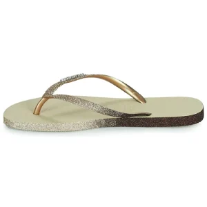 grand choix Havaianas SLIM SPARKLE II Couleur Beige 14