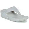 vente pas cher en ligne FitFlop LULU SHIMMER TOE POST Couleur Argenté 20