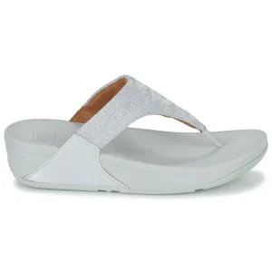vente pas cher en ligne FitFlop LULU SHIMMER TOE POST Couleur Argenté 10