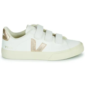 Veja RECIFE LOGO Couleur Blanc / Doré shopping pas cher 10