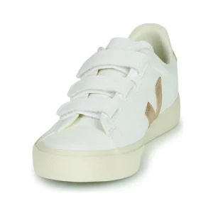 Veja RECIFE LOGO Couleur Blanc / Doré shopping pas cher 12
