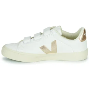 Veja RECIFE LOGO Couleur Blanc / Doré shopping pas cher 14