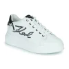 comparez les prix Karl Lagerfeld KAPRI WHIPSTITCH LO LACE Couleur Blanc / Noir 20