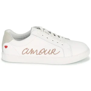 Bons Baisers De Paname SIMONE AMOUR BLANC ROSE GOLD Couleur Blanc / Rose Boutique 10
