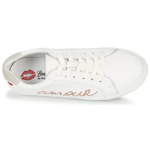 Bons Baisers De Paname SIMONE AMOUR BLANC ROSE GOLD Couleur Blanc / Rose Boutique 18