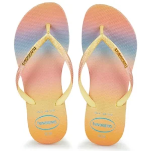 Havaianas SLIM GRADIENT SUNSET Couleur Doré / Multicolore mode tendance 18