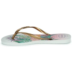 Havaianas SLIM TROPICAL Couleur Blanc / Doré mode 14