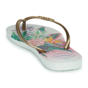 Havaianas SLIM TROPICAL Couleur Blanc / Doré mode 16