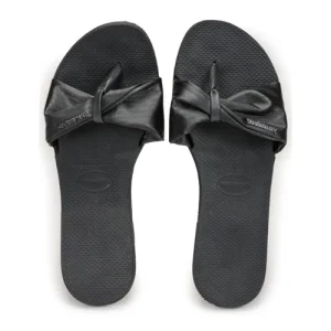 économies garanties Havaianas YOU ST TROPEZ LUSH Couleur Noir 18