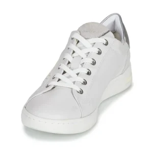 mode Geox D JAYSEN C Couleur Blanc / Argenté 12