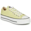 Satisfait ou Remboursé Converse CHUCK TAYLOR ALL STAR LIFT CANVAS SEASONAL COLOR OX Couleur Jaune 22