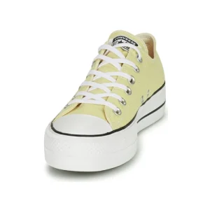 Satisfait ou Remboursé Converse CHUCK TAYLOR ALL STAR LIFT CANVAS SEASONAL COLOR OX Couleur Jaune 12