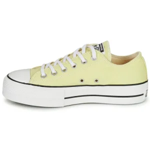 Satisfait ou Remboursé Converse CHUCK TAYLOR ALL STAR LIFT CANVAS SEASONAL COLOR OX Couleur Jaune 14