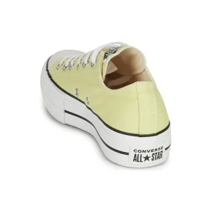 Satisfait ou Remboursé Converse CHUCK TAYLOR ALL STAR LIFT CANVAS SEASONAL COLOR OX Couleur Jaune 16
