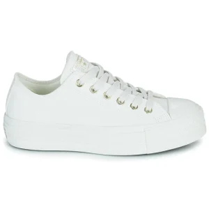 Converse CHUCK TAYLOR ALL STAR LIFT MONO WHITE OX Couleur Blanc mode pas cher 10