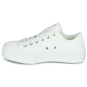 Converse CHUCK TAYLOR ALL STAR LIFT MONO WHITE OX Couleur Blanc mode pas cher 14