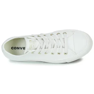 Converse CHUCK TAYLOR ALL STAR LIFT MONO WHITE OX Couleur Blanc mode pas cher 18