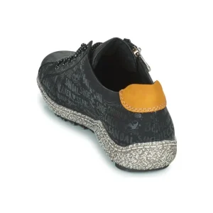Rieker L7560-00 Couleur Noir / Gris shopping pas cher 16
