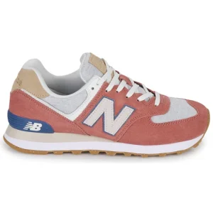 soldes pas cher New Balance 574 Couleur Rose 10