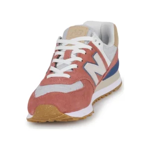 soldes pas cher New Balance 574 Couleur Rose 12