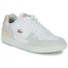 achat pas cher Lacoste T-CLIP Couleur Blanc / Beige / Rose 20