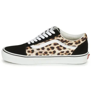 magasin pour Vans OLD SKOOL LEOPARD Couleur Noir / Blanc / Marron 14