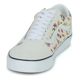 Vans OLD SKOOL FLORAL Couleur Blanc pas cher marque 12