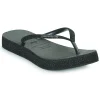 vente en ligne Havaianas SLIM FLATFORM SPARKLE Couleur Noir 20