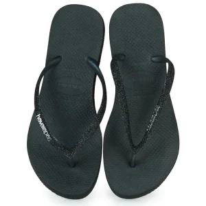 vente en ligne Havaianas SLIM FLATFORM SPARKLE Couleur Noir 18