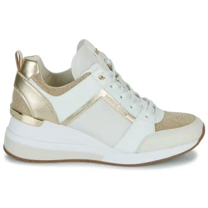 MICHAEL Michael Kors GEORGIE TRAINER Couleur Blanc / Doré Prix très abordable 10