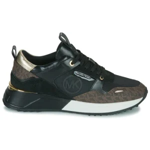 qualité supérieure MICHAEL Michael Kors THEO TRAINER Couleur Noir / Marron / Doré 10
