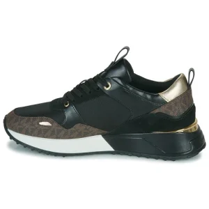 qualité supérieure MICHAEL Michael Kors THEO TRAINER Couleur Noir / Marron / Doré 14