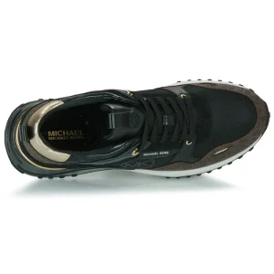 qualité supérieure MICHAEL Michael Kors THEO TRAINER Couleur Noir / Marron / Doré 18