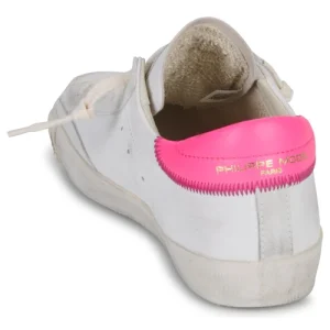 Philippe Model PRSX LOW WOMAN Couleur Blanc / Rose De super promotions disponibles 16