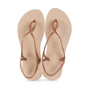 soldes pas cher Havaianas LUNA Couleur Bronze 18
