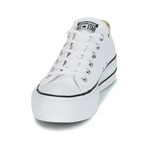 Converse CHUCK TAYLOR ALL STAR LIFT CANVAS OX Couleur Blanc soldes magasin 12